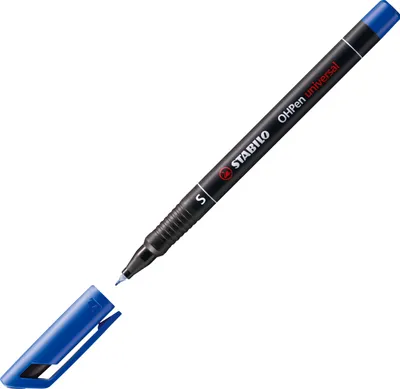 Produktbild von Folienstift - STABILO OHPen universal - permanent superfein - Einzelstift - blau