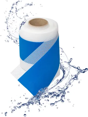 Produktbild von Superbau Dichtband DUSCHE Dichtungsband WASSERDICHT, Abdichtungsband BADEWANNE BAD KÜCHE, Abdichtband FLIESEN, Abdichtung Badezimmer Balkon, AUßEN & INNEN, Rolle 10m