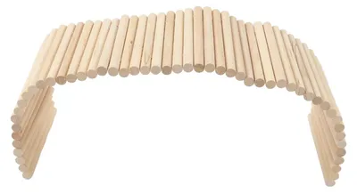 Immagine prodotto di Ponte di legno per piccoli animali domestici, con design flessibile