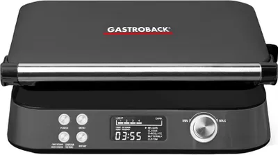 Immagine prodotto di Gastroback 42449 Ferro per cialde Advanced Control - Black Edition, 5 programmi e 12 livelli di doratura