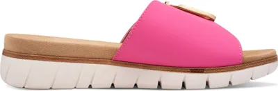Produktbild von s.Oliver Damen Pantolette Schnalle Profilsohle weiches Fußbett 5-27210-44, Größe:37 EU, Farbe:Pink