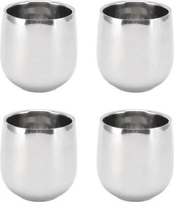 Image de Mugs isothermes 200 ml - Acier inoxydable - Mugs à double paroi pour boissons chaudes et froides