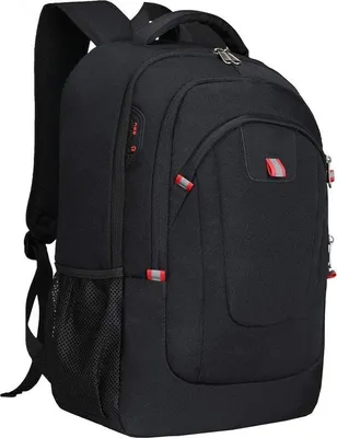 Produktbild von Famanu Rucksack für 17,3 Zoll Laptop mit USB-Anschluss - Schwarz - 33 cm - 22 cm - 49 cm