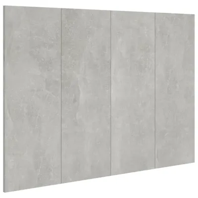 Obrázok produktu pre vidaXL Čelo postele betónová sivá 120x1,5x80 cm odvodený výrobok z dreva