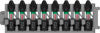 Produktbild von PRO Pozidriv Impact Bit, PZ2, 25 mm, 8-tlg.