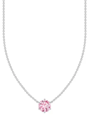 Produktbild von Thomas Sabo Kette-Anhänger Damen Pinker Zirkonia Silber KE2210-051-9