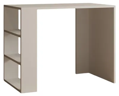 Produktbild von Torrile - Schreibtisch, 90x50x70h cm Beige, 3 Regale