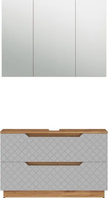 Produktbild von Badmöbel-Set Vicco Lotta Grau 2 Teile, Model 59381