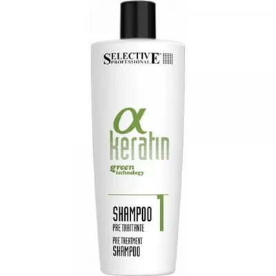 Immagine prodotto di Selective Professional α Keratin Pre-Treatment 500ml - shampoo purificante pre-t