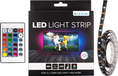 Obrázok produktu pre LED svetelný pás 2 metre - zmena farby s diaľkovým ovládaním - 4029811447046