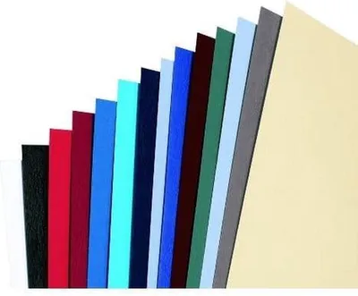 Immagine prodotto di GBC Einbanddeckel LeatherGrain, DIN A4, 250 g-qm, königsblau ledergenarbter Karton, matt (CE040029)