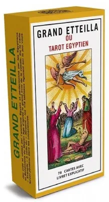 Image de Grand etteilla ou tarot egyptien divinatoire 78 cartes - cartomancie grimaud - voyance