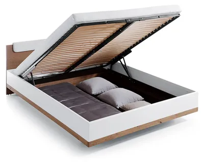 Produktbild von Klassisches Bett Betten Ehebett Doppelbett Holzbett Landhaus - Model CM-B2
