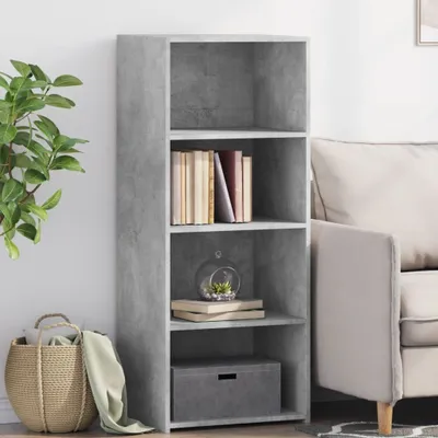 Obrázek produktu pro vidaXL Highboard concrete grey 50x41x124 cm materiál na bázi dřeva