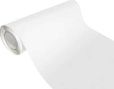 Produktbild von Klebefolie Möbel 50x100 cm - Strukturfolie Weiß Matt - Möbelfolie mit Luftkanal-Kleber - Klebefolie selbstklebend für Küche, Möbel und Auto - Folie für Möbel