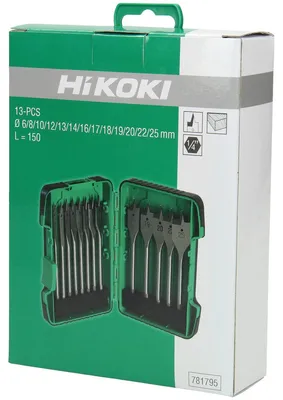 Produktbild von HiKOKI Flachholzbohrer 16x400mm 1/4" Sechskant (1Stk.)