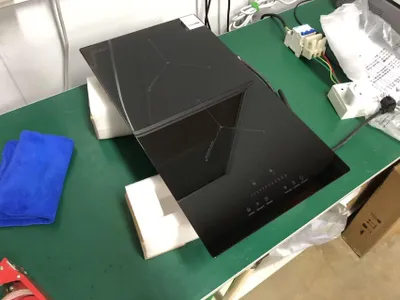 Induktionskochfeld 30 cm, 2 Platten, 3500 W, mit Stecker