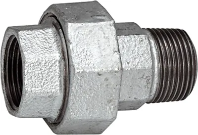 Produktbild von Riegler Verschraubung 341, IG/AG, Rp/R 3/4, schw. Temperguss feuerverz.