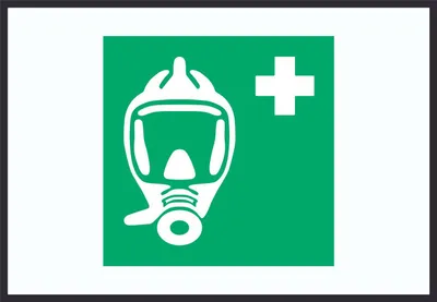 Produktbild von Atemschutzgerät Symbol A6 (105x148mm) Schild