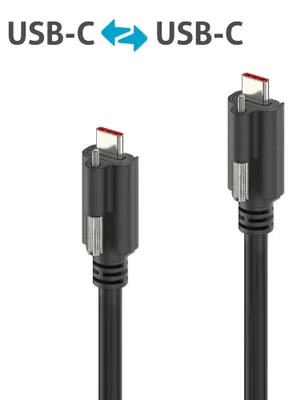 Immagine prodotto di PureLink PI6500-015, 1,5 m, USB C, USB C, USB4 Gen 2x2, 20 Gbit/s, Nero