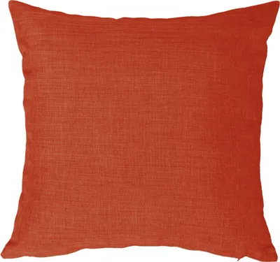 Produktbild von Kissenbezug 50x50 terracotta Kissenhülle Struktur Leinenoptik Deko Kissen