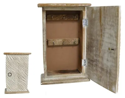 Productafbeelding van Houten Sleutelkast model Golven