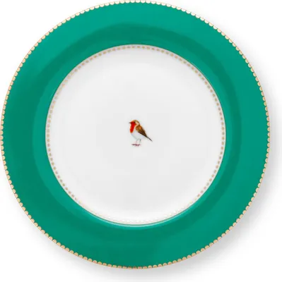 Produktbild von PIP STUDIO Love Birds Brotteller grün 17cm