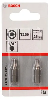 Produktbild von T25H Security-Torx®-Schrauberbit Extra-Hart, 2 Stk.