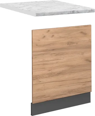 Produktbild von Frontblende Vicco Fame-Line Goldkraft Eiche 60 cm , AP Marmor, Model 46883