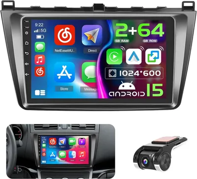 Obrázok produktu pre Android 15 – autorádio, multimediálny systém, GPS navigácia, dotyková obrazovka, 2DIN autorádio