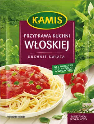 Zdjęcie produktu dla Przyprawa do kuchni włoskiej Kamis 20 g