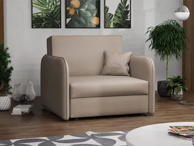 Obrázok produktu pre Rozkladacie kreslo BELA LOFT 1 - béžové