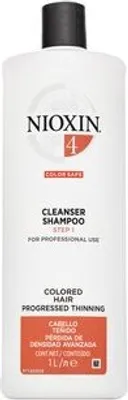 Produktbild von Nioxin System 4 Cleanser Shampoo Pflegeshampoo für feines und gefärbtes Haar 1000 ml