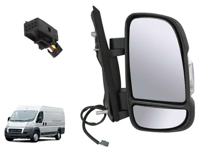 Produktbild von RECHTS Außenspiegel Spiegel KURZER ARM elektrisch für Fiat Ductao III ab 2006-