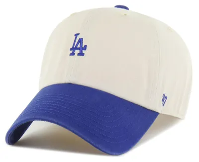 Image de Casquette '47 Brand Cap Base Runner '47 CLEAN UP, Los Angeles Dodgers, couleur naturelle