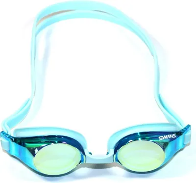 Produktbild von SWANS verspiegelte Schwimmbrille für Kinder SJ-22M, Farbe:skyblue and flash yellow (SBFY)