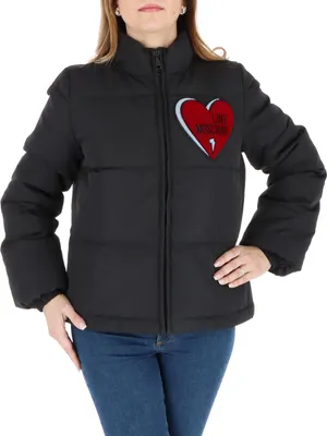 Obrázok produktu pre LOVE MOSCHINO Jacke Damen Polyester Schwarz GR63933 - Größe: 42