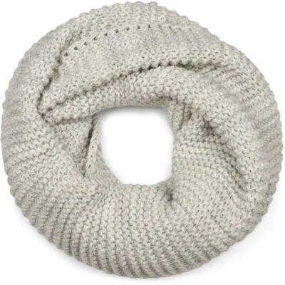 Produktbild von styleBREAKER Damen Strick Loop Schal Einfarbig mit Linksstrick Muster, warmer Winter Strickschal, Schlauchschal 01018166