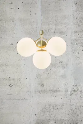 Produktbild von Hängelampe Nordlux Ivona Messing Glas Pendelleuchte 4-flammig