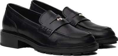 Produktbild von Tommy Hilfiger Damen Slipper & Loafer FW0FW08029 BDS Farbe: Schwarz Größe: 41