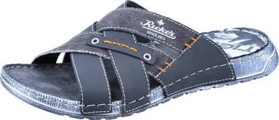 Produktbild von Rieker Herren Pantoletten Riemen Clogs 21999-14 , Größe:43 EU, Farbe:Blau