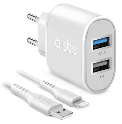 Produktbild von Kit Fast Charge mit Ladegerät und Lightning-Kabel