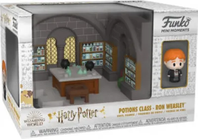 Produktbild von Harry Potter - Potions Class Klassenzimmer Ron Weasley  - Funko Mini Moments - Vinyl Figur