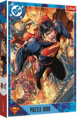 Zdjęcie produktu dla Trefl DC 1000 el. Superman w akcji, 1000 szt., Komiksy