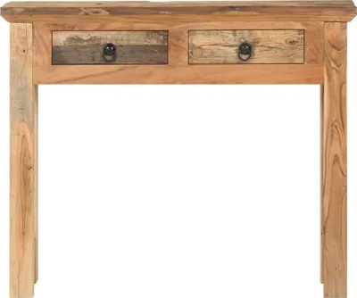 Produktbild von vidaXL Konsolentisch 90,5x30x75 cm Akazie und Recyceltes Massivholz