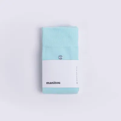 Produktbild von Uni Baumwollsocken mintgrün – Mint – 41-46