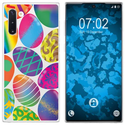 Produktbild von PhoneNatic Case kompatibel mit Samsung Galaxy Note 10 Silikon-Hülle Ostern M3