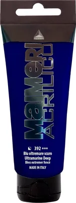 Obrázok produktu pre Maimeri Acrilico Akrylová farba Ultramarine Deep 392 200 ml 1 ks