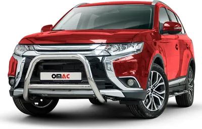 Produktbild von Frontbügel Frontschutzbügel für Mitsubishi Outlander 2015-2021 Stahl ABE Silber