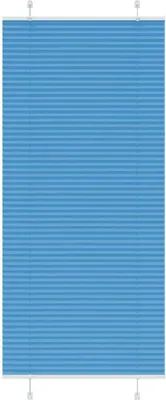 Zdjęcie produktu dla Roleta plisowana niebieska 95x200 cm Szerokość tkaniny 94,4 cm